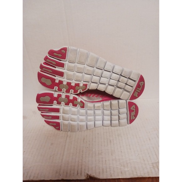 Fila Sport Skele-Toes Leap Pink Minimalist Slip-On Running Shoe Womens Size 6 M - Picture 6 of 6